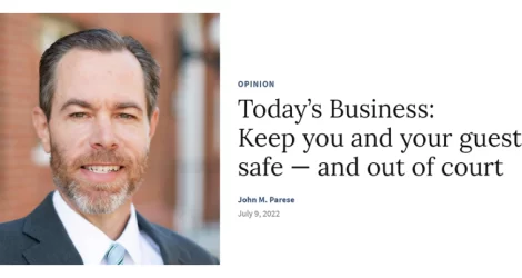 Keep you and your guests safe — and out of court
