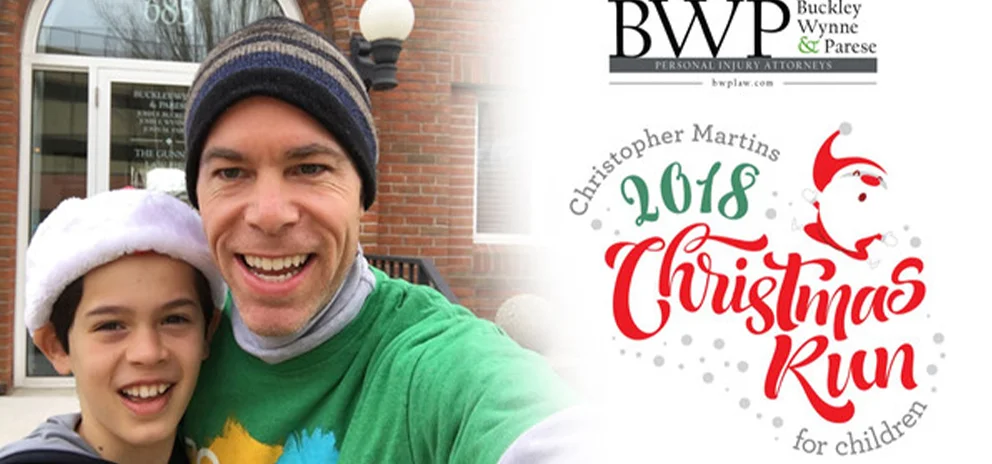 John Parese and son run in Connecticut’s most festive holiday 5k and best post-race party!