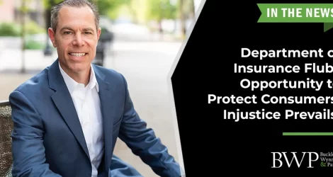 Department of Insurance Flubs Opportunity to Protect Consumers. Injustice Prevails.