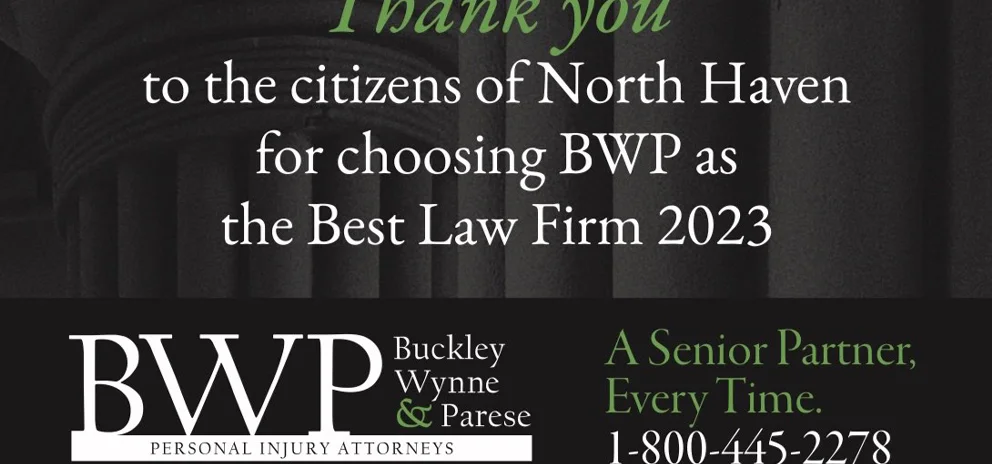 Buckley Wynne & Parese Named “Best Law Firm 2023” by The North Haven Citizen