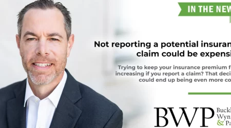 Not reporting a potential insurance claim could be expensive