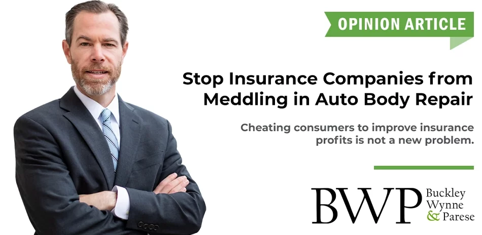 Opinion: Stop insurance companies from meddling in auto body repair