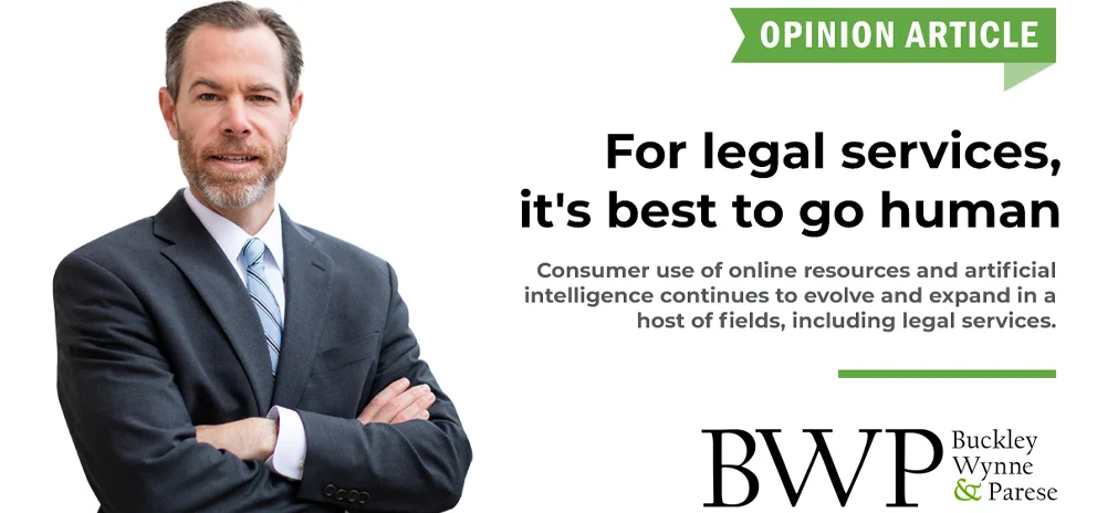 For legal services, it’s best to go human