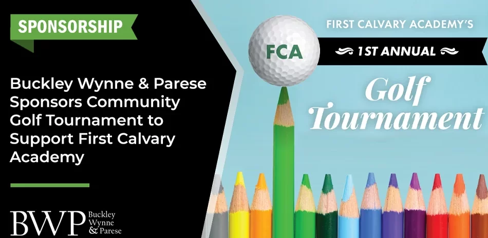 BWP Sponsors First Calvary Academy’s 1st Annual Golf Tournament