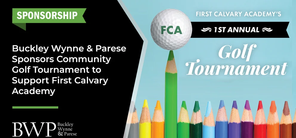 BWP Sponsors First Calvary Academy’s 1st Annual Golf Tournament