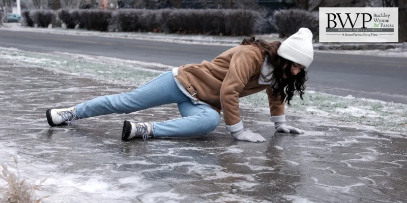 Slip and Fall on Ice in Connecticut: Can I Sue for an Untreated Sidewalk/Parking Lot?