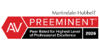 AV Preeminent® Rated Attorney